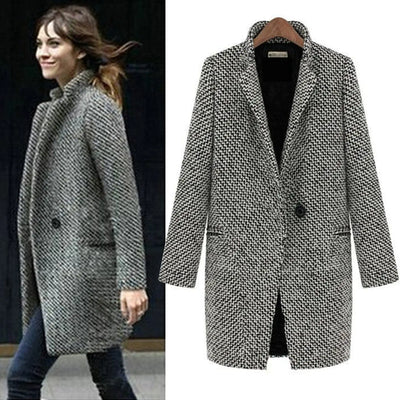 Sybil Elegant Long Wool Coat